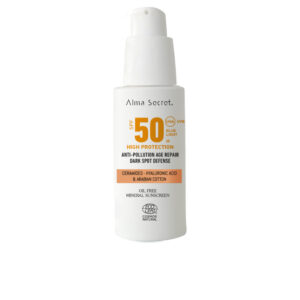 ALMA SECRET : HIGH PROTECTION facial cream SPF50 #gold 50 ml