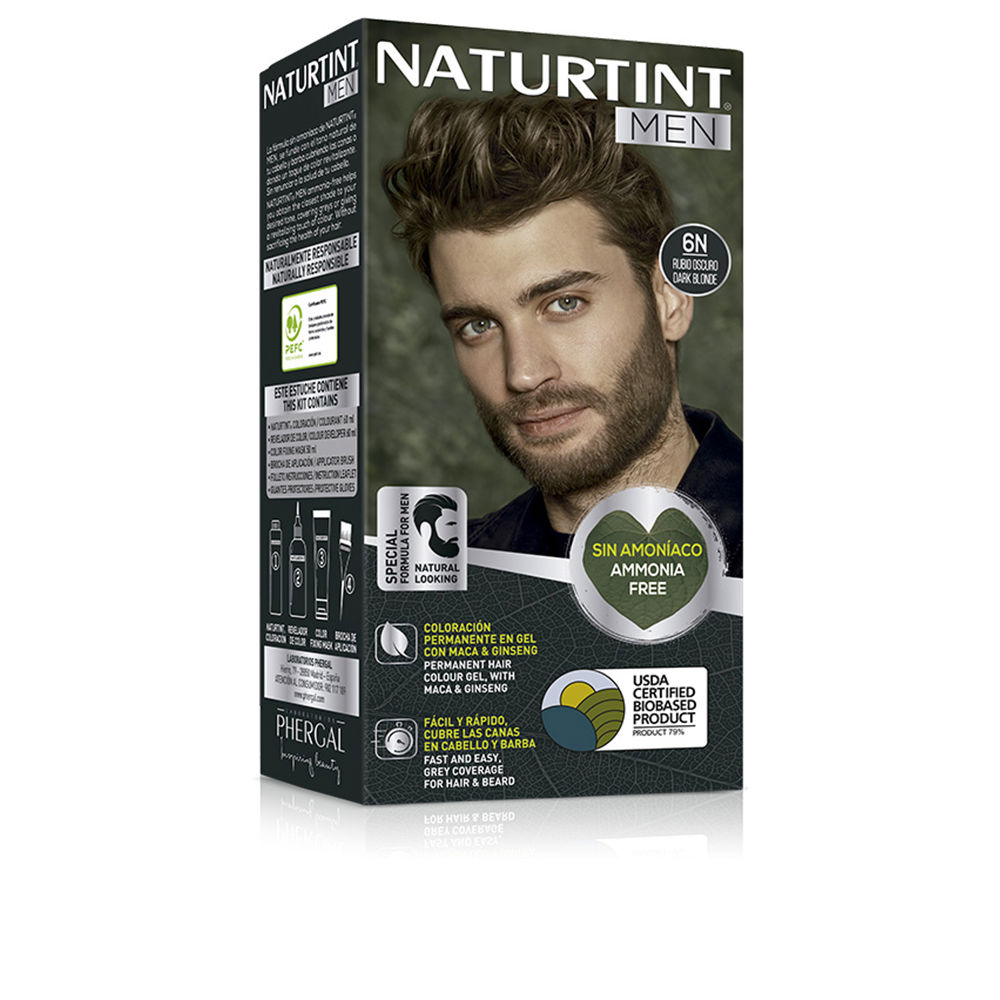 NATURTINT : NATURTINT MEN ammonia-free dye #6N dark blonde 1 unit