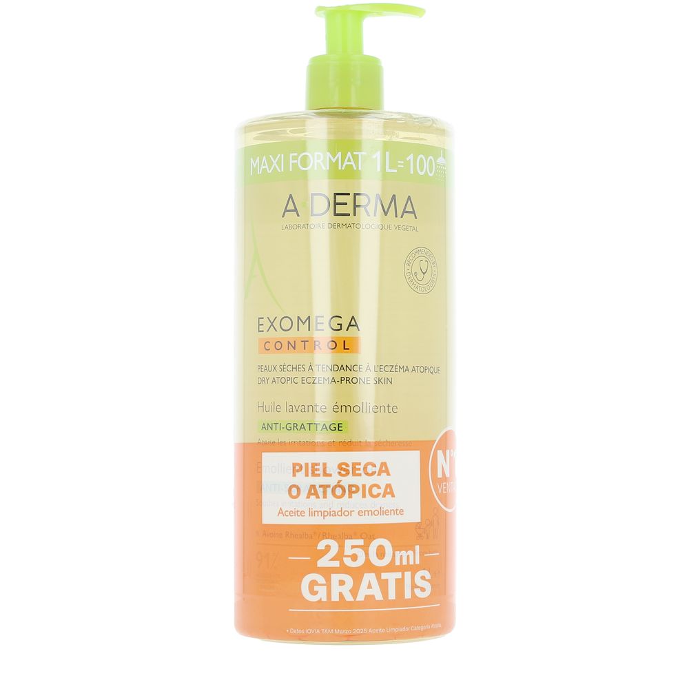 A-DERMA : EXOMEGA CONTROL emollient shower oil 1000 ml