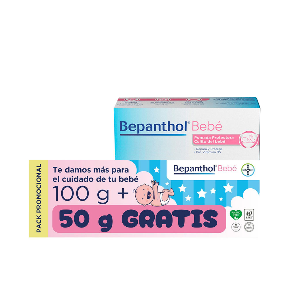 BEPANTHOL : BEPANTHOL BABY protective ointment for baby's bottom 100g + 50g 2 units