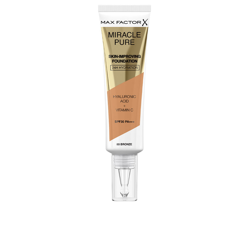 MAX FACTOR : MIRACLE PURE foundation SPF30 #80-bronze