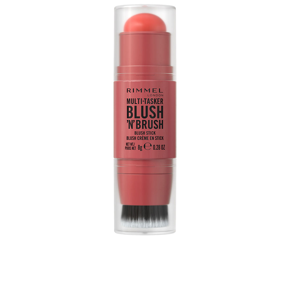 RIMMEL LONDON : MULTI-TASKER BLUSH 'N' BRUSH stick #250-Coral Dust 8 gr