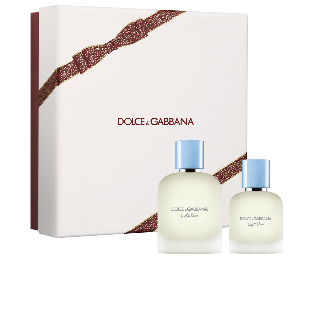 DOLCE & GABBANA : LIGHT BLUE POUR HOMME CASE 2 pcs