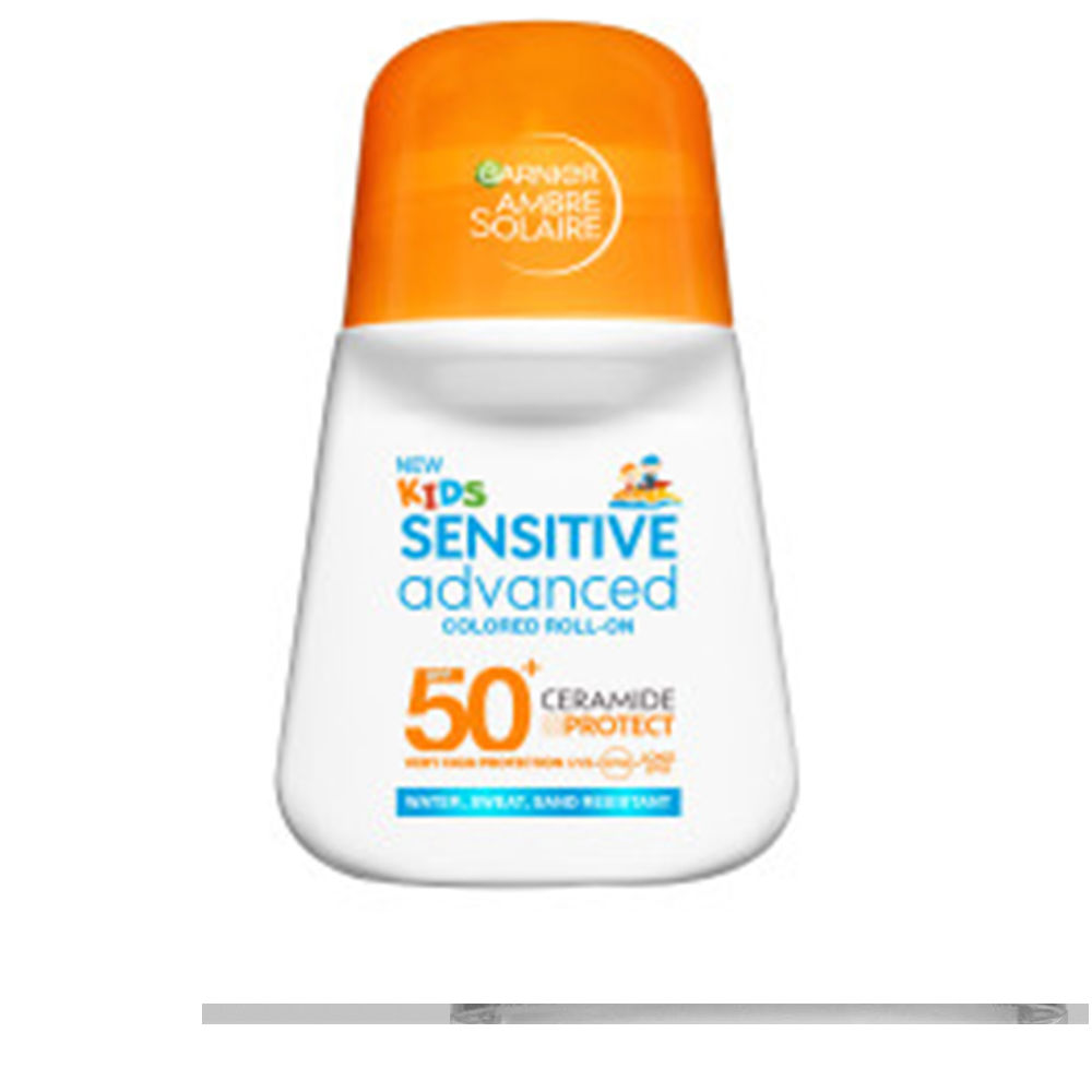 GARNIER : CHILDREN SENSITIVE ADVANCED colored roll-on SPF50+ 50 ml