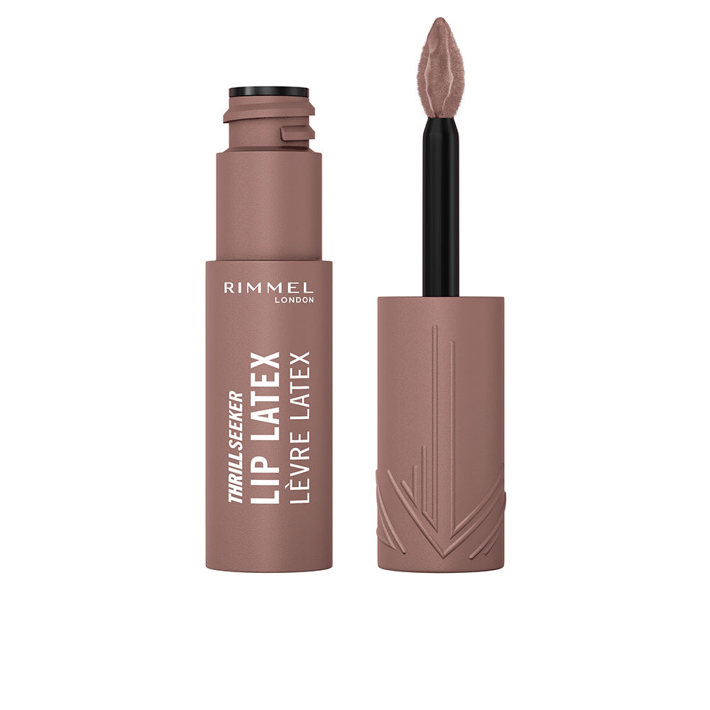 RIMMEL LONDON : THRILL SEEKER LIP LATEX lip gloss #500-Light Cappuccino 6 ml