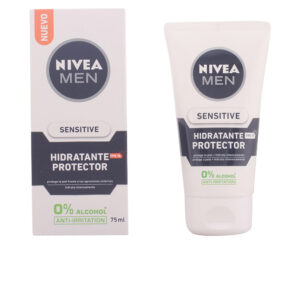 NIVEA : MEN SENSITIVE moisturizing protector 0% alcohol SPF15 75 ml
