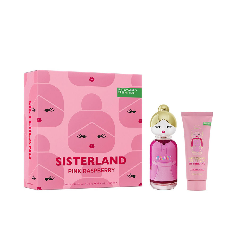 BENETTON : SISTERLAND PINK RASPBERRY CASE 2 pcs