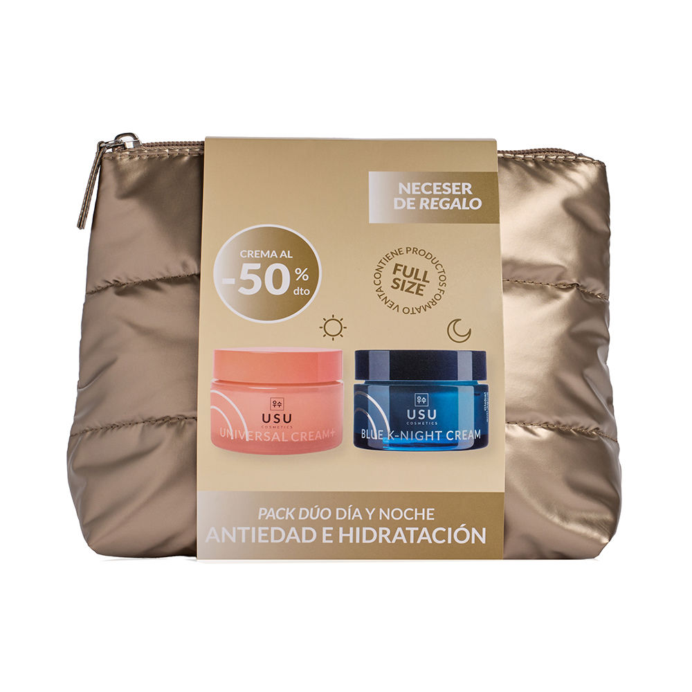 USU COSMETICS : DUO DÍA Y NOCHE ESTUCHE 3 pz
