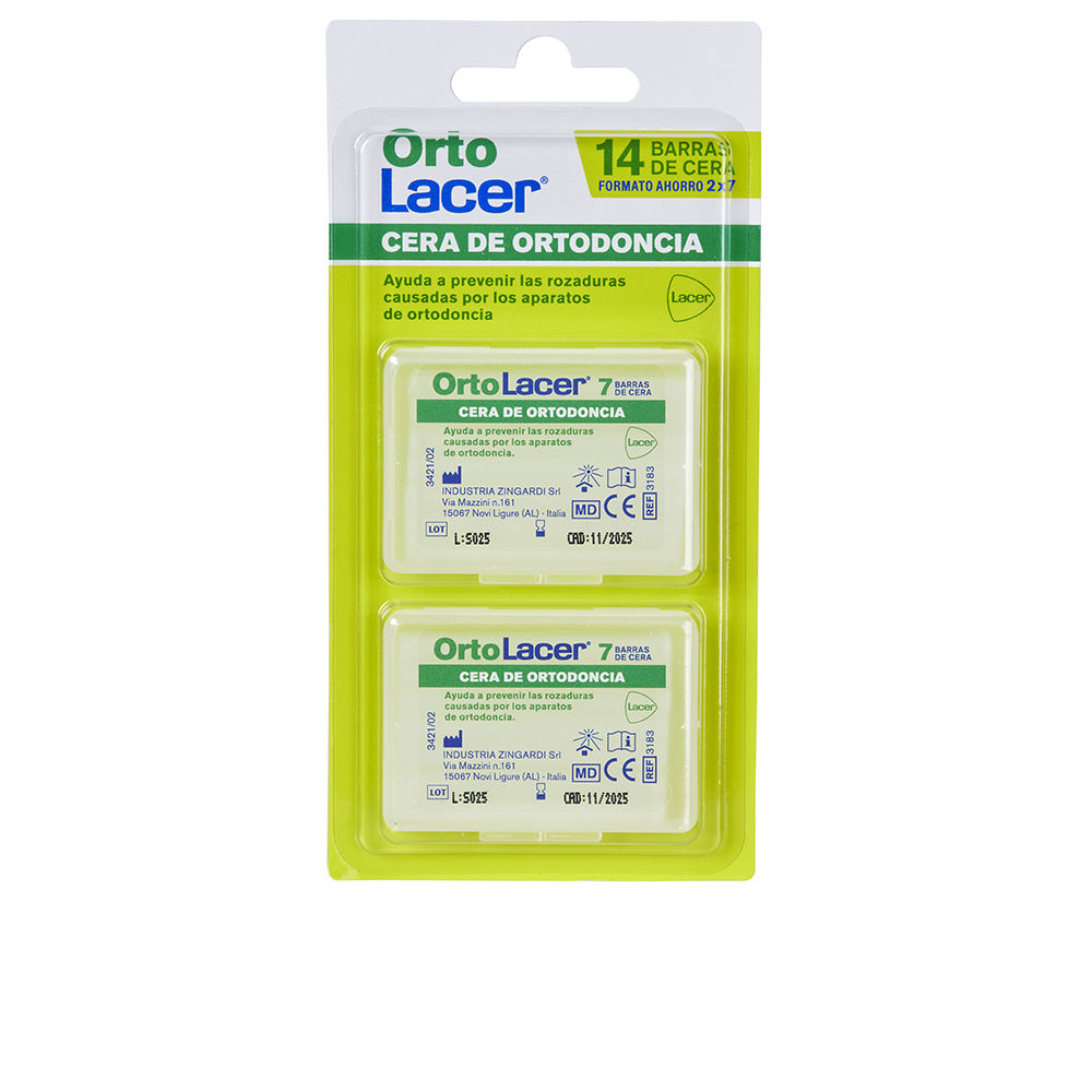 LACER : ORTOLACER ORTHODONTIC WAX PACK 2 x 7 bars
