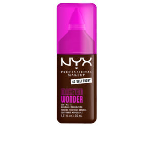 NYX PROFESSIONAL MAKE UP : MAKE'EM WONDER foundation #Deep Ebony 30 ml