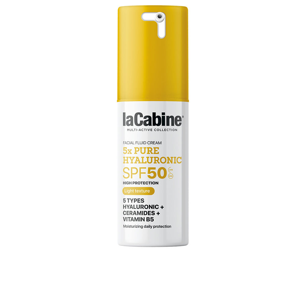 LA CABINE : 5X PURE HYALURONIC facial fluid cream SPF50 30 ml