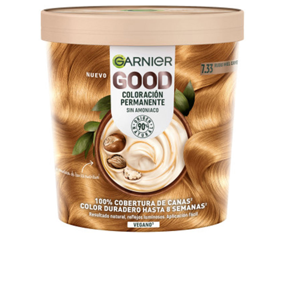 GARNIER : GOOD ammonia-free permanent hair color #7.33-Nutmeg Blonde 217 ml